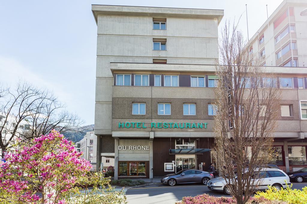 Hotel Du Rhone Sion Dış mekan fotoğraf