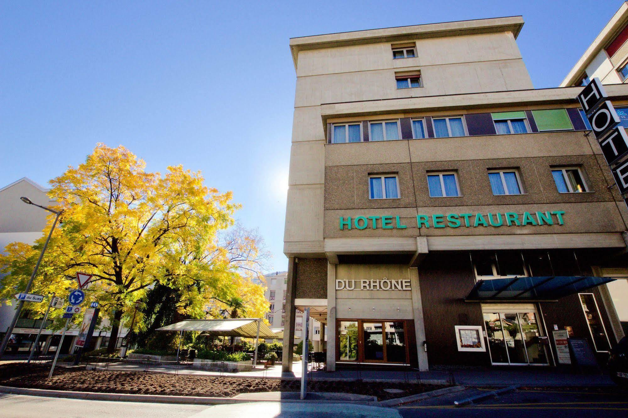 Hotel Du Rhone Sion Dış mekan fotoğraf