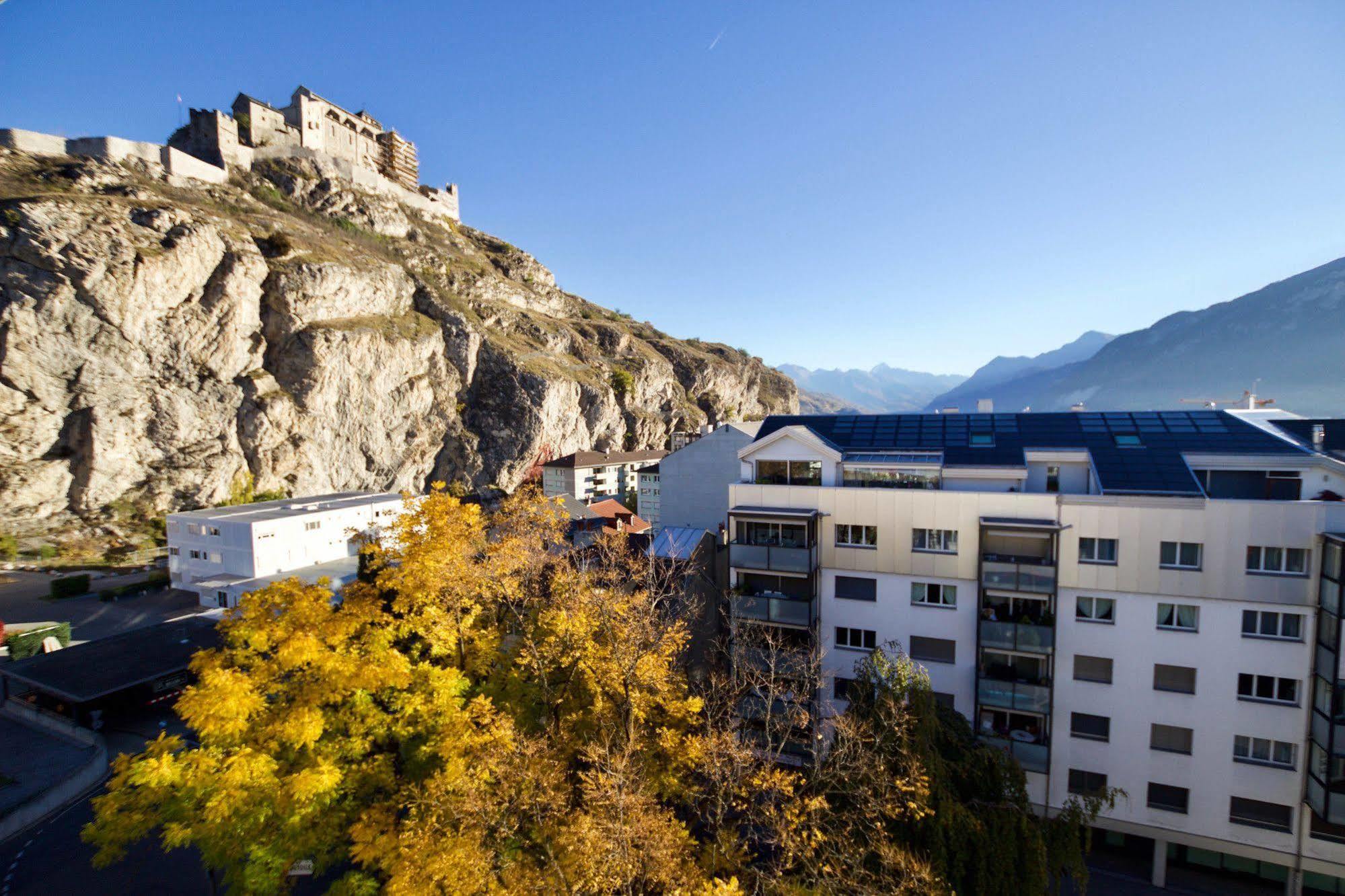 Hotel Du Rhone Sion Dış mekan fotoğraf