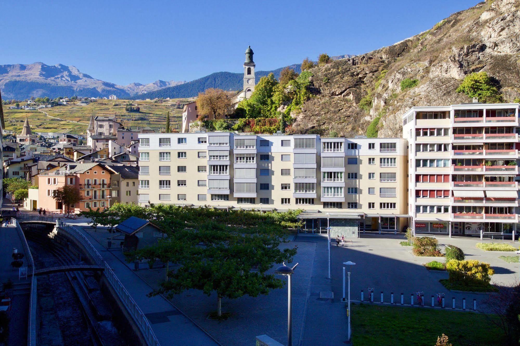 Hotel Du Rhone Sion Dış mekan fotoğraf