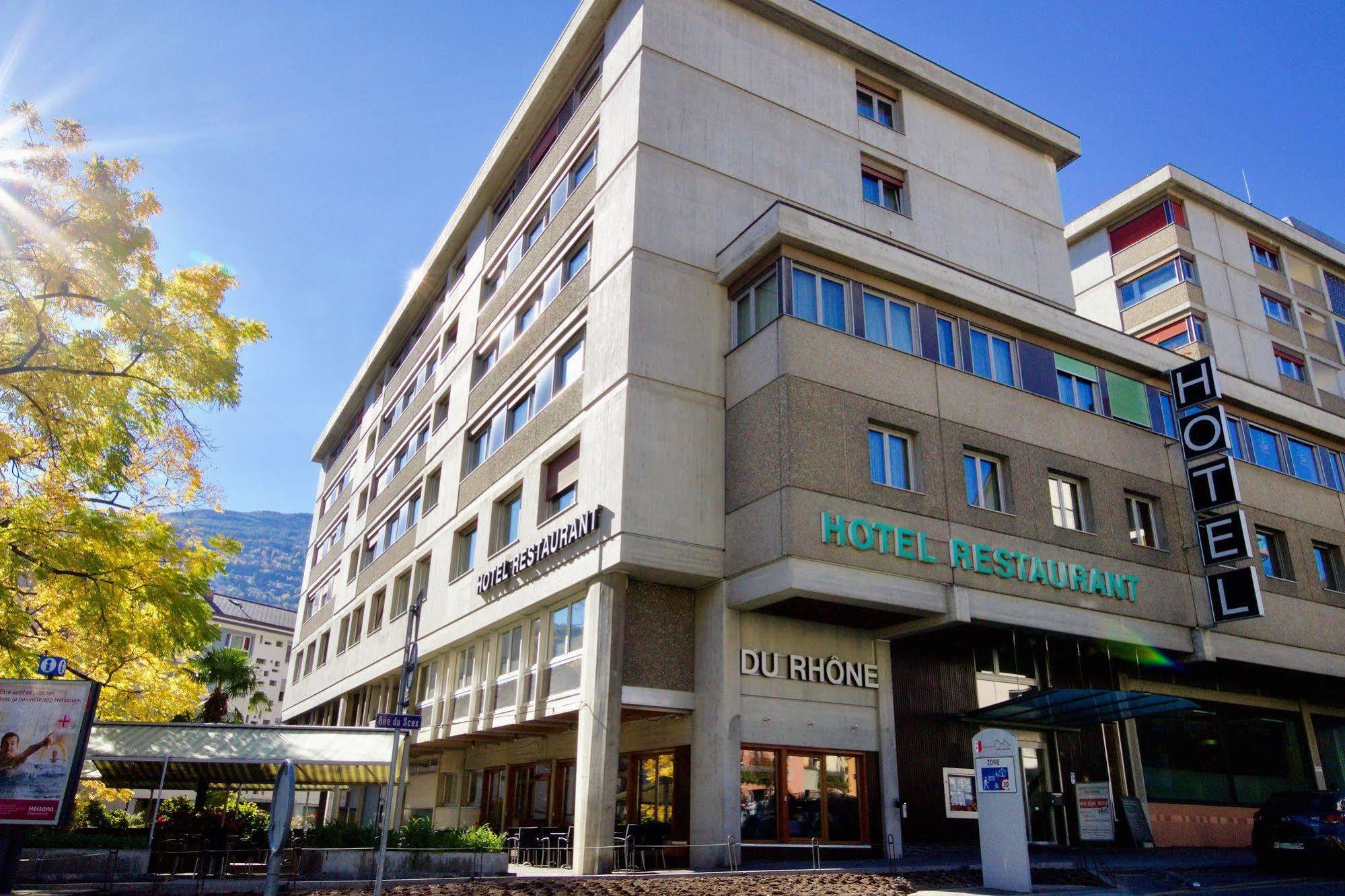 Hotel Du Rhone Sion Dış mekan fotoğraf